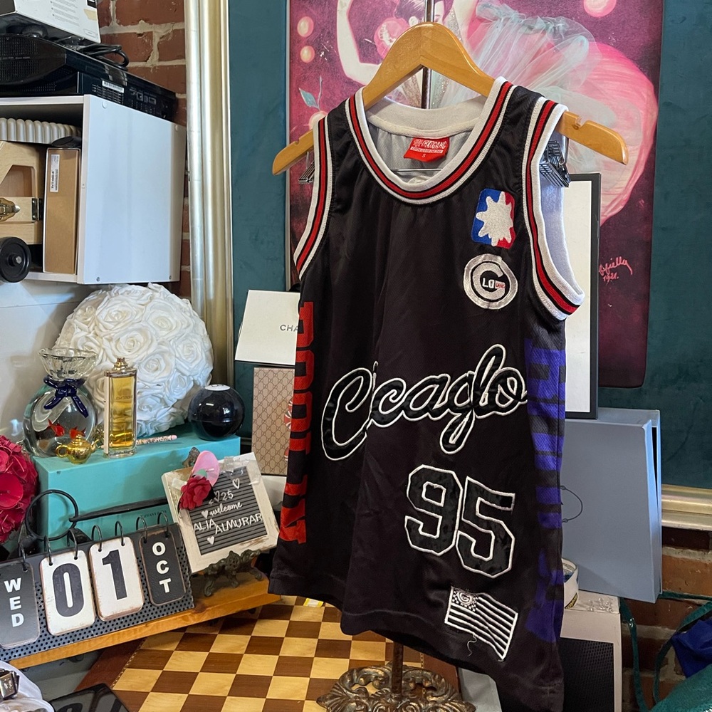 2pac Basketball Jersey vintage 95